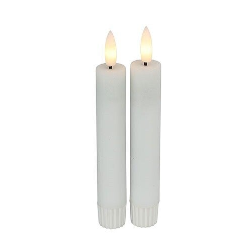 LED Kaars Diner Lyon S s2 wit (15 cm) – Countryfield