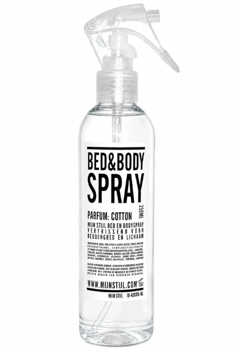 Bed en bodyspray Cotton 250 ml - Mijn Stijl