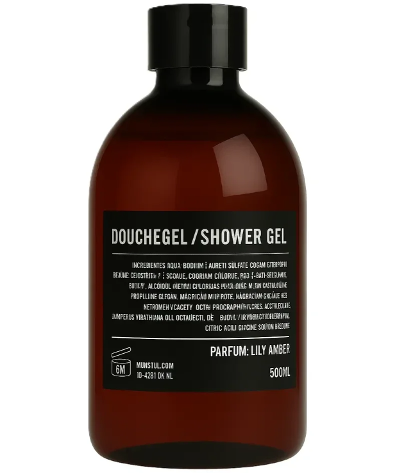 Douchegel parfum Lily Amber 500 ml - Mijn Stijl