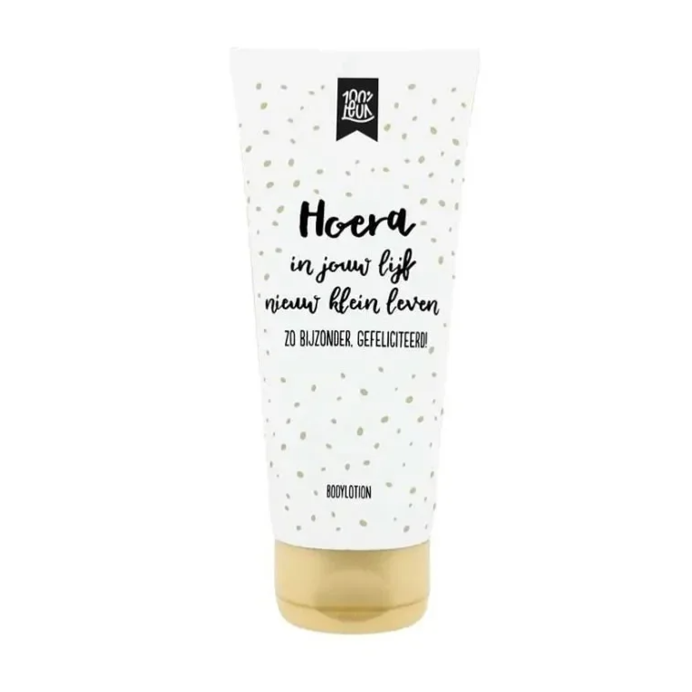 Bodylotion In jouw lijf nieuw leven (4,5 x 4,5 x 18 cm) – 100%LEUK