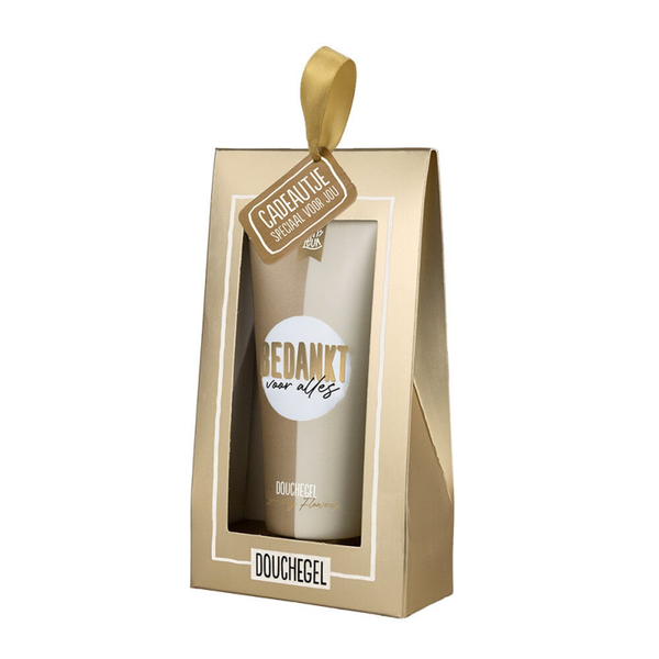 Douchegel in cadeauverpakking Bedankt (18 cm) – 100%LEUK