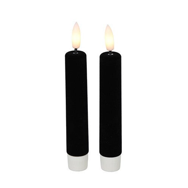 LED Dinerkaars velvet Ø2,2CM ro Lyon S zwart (2,2 x 2,2 x 12,5 cm) – Countryfield
