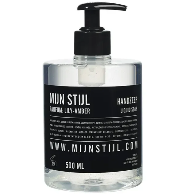 Handzeep parfum Lily Amber 500 ml - Mijn Stijl