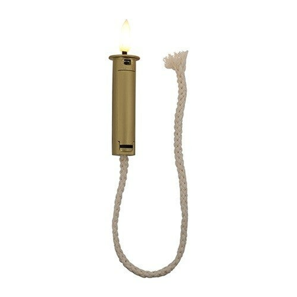 LED Kaars lont touw Lyon Goud (2,2 x 2,2 x 10 cm) – Countryfield