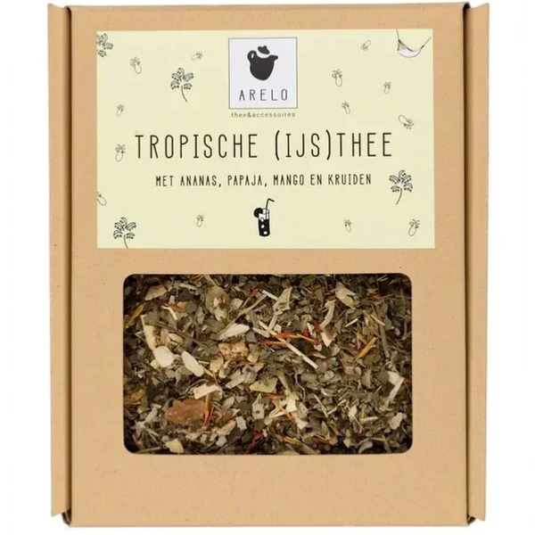 Theedoosje Tropische (ijs)thee (13 x 10,5 x 2,5 cm) – Arelo
