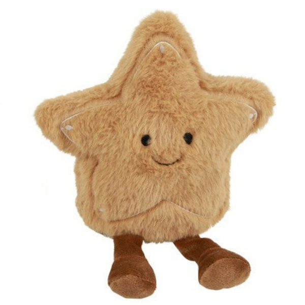 Decoratiefiguur Pluche Ster Bruin – Countryfield