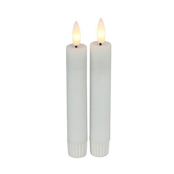 LED Kaars Diner Lyon S s2 wit (15 cm) – Countryfield