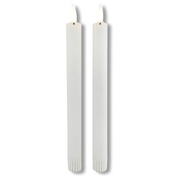 LED Kaars Diner Lyon L s2 wit (24 cm) – Countryfield