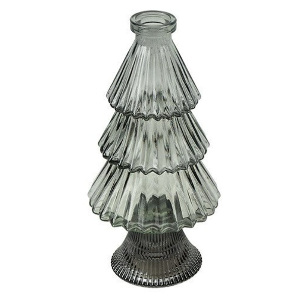 Vaas Kerstboom Tara Grijs (10,5 x 10,5 x 21,5 cm) – Countryfield