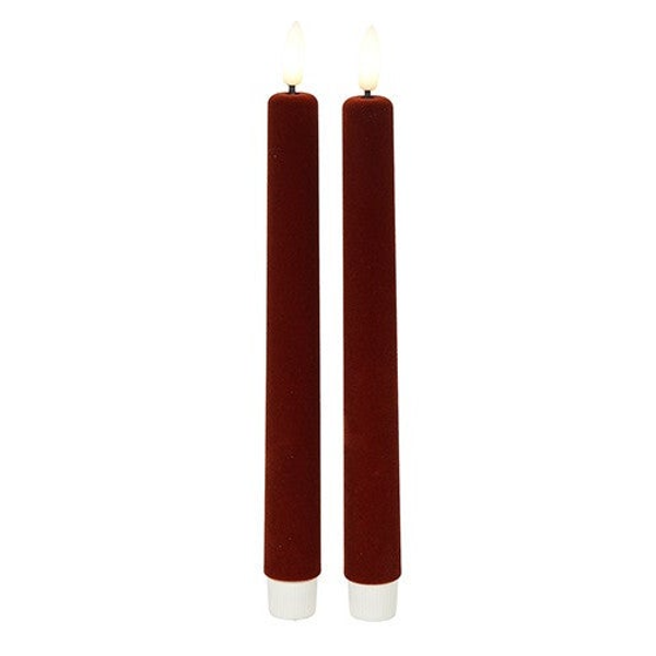 LED Dinerkaars velvet Ø2,2CM ro Lyon L bruin (2,2 x 2,2 x 22,5 cm) – Countryfield