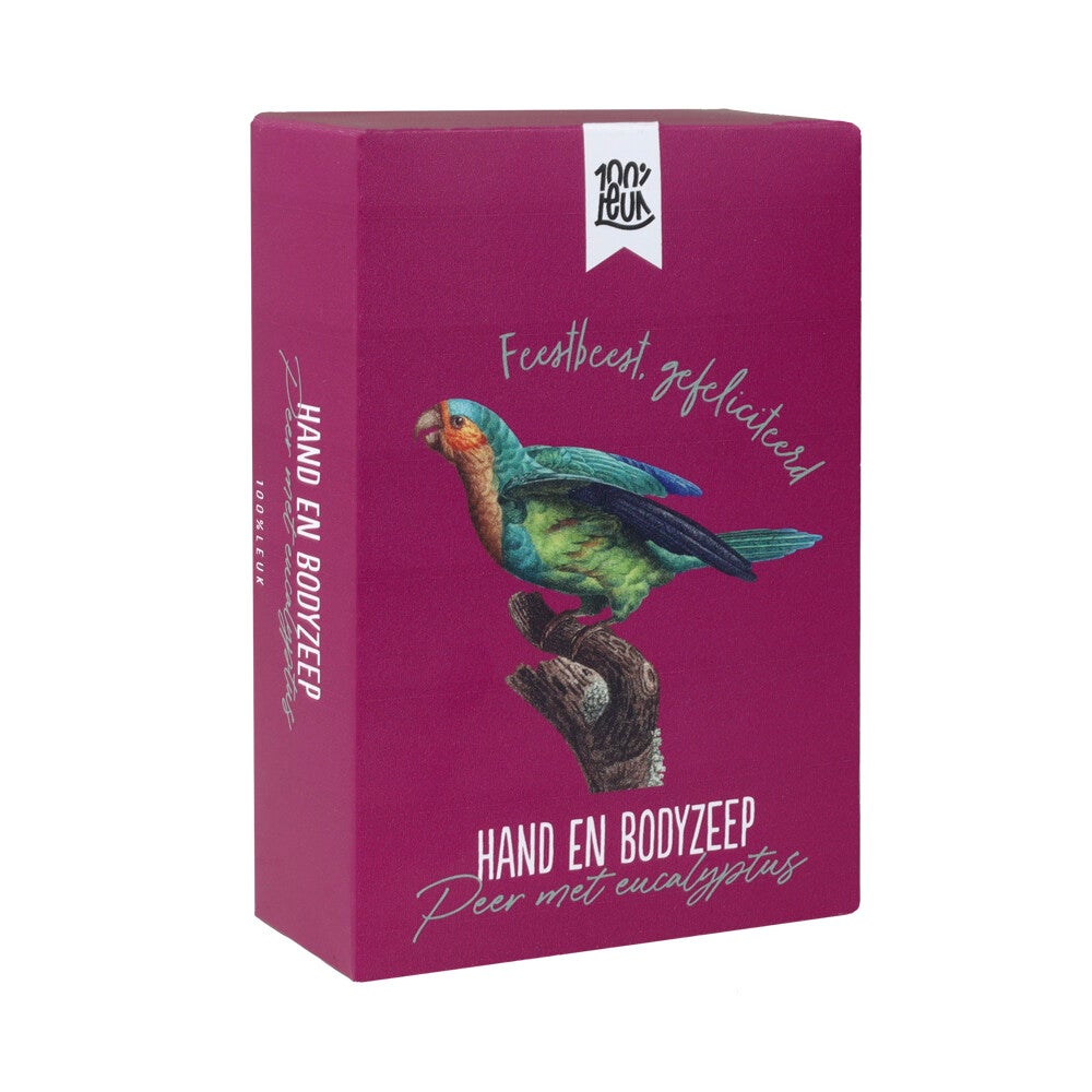 Hand en bodyzeep Feestbeest (10,5 x 7 x 3,5 cm) – 100%LEUK