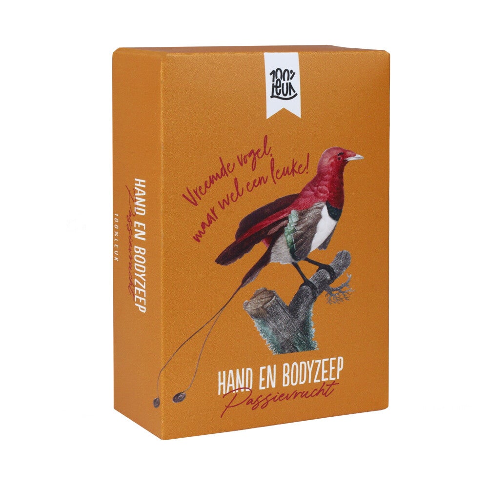 Hand en bodyzeep Vreemde vogel (10,5 x 7 x 3,5 cm) – 100%LEUK