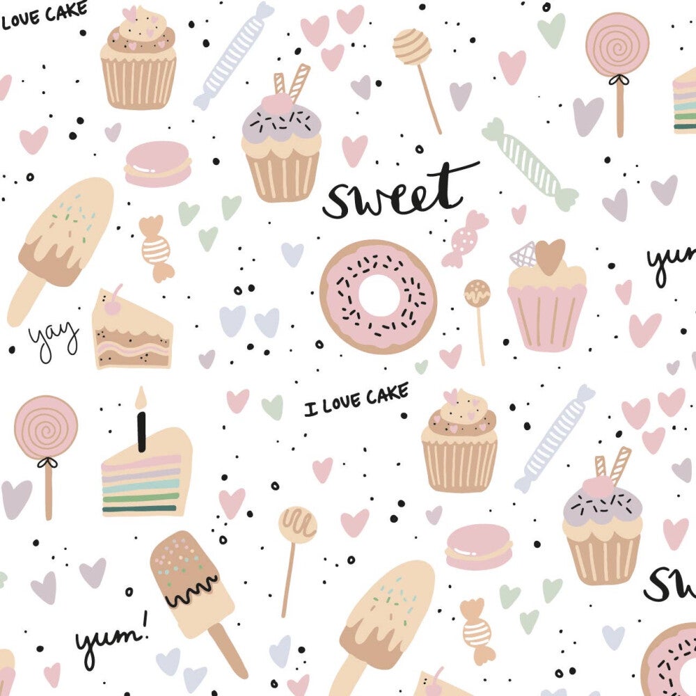 Inpakpapier Snoep 50 x 70 cm – Nynke ontwerpt