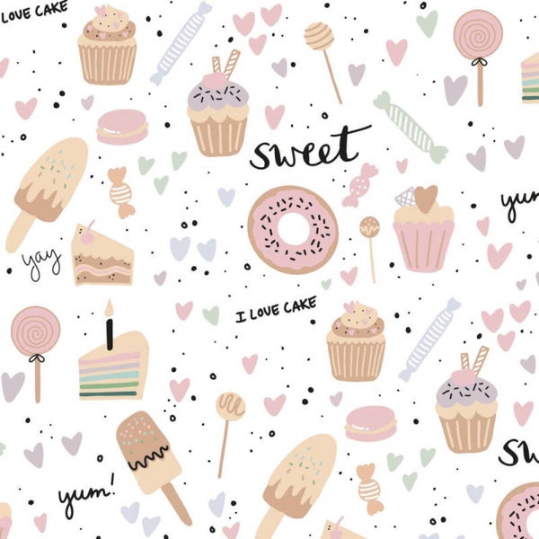 Inpakpapier Snoep 50 x 70 cm – Nynke ontwerpt