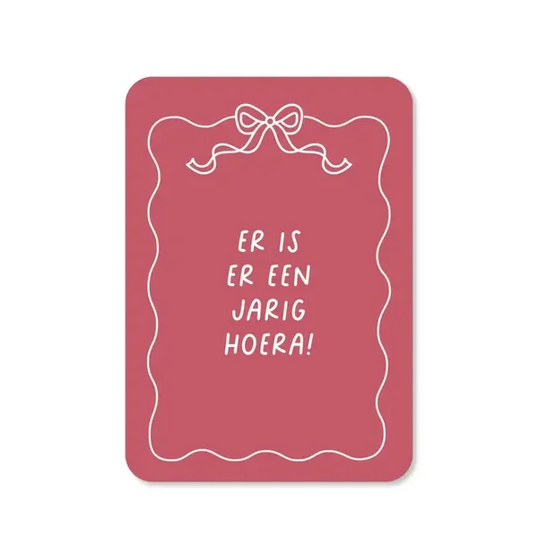 Kaart Er is er een jarig
