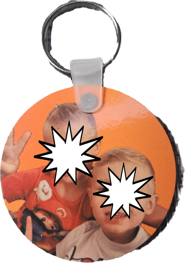 Porte-clés personnalisé – Recto verso
