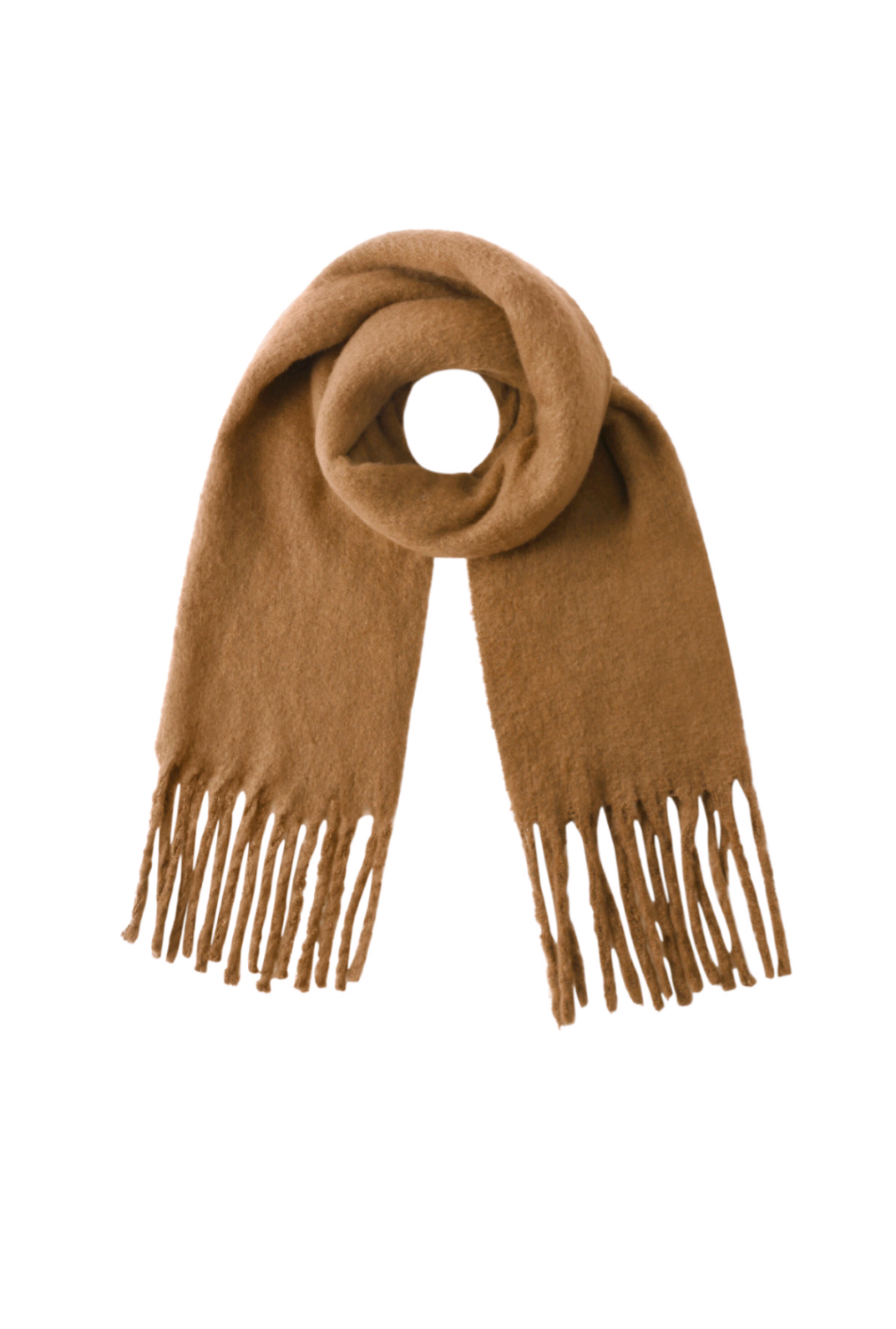 Trendy Najaars Sjaal – Heerlijk Zacht & Warm – 180x50 cm – Polyester – Herfst/Winter bruin