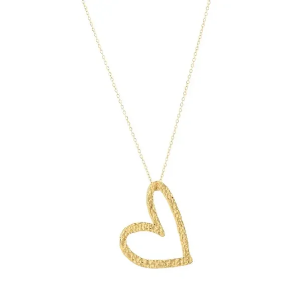 Stainless Steel Damesketting – 40+5 cm Verstelbaar – Dunne Ketting met Hart