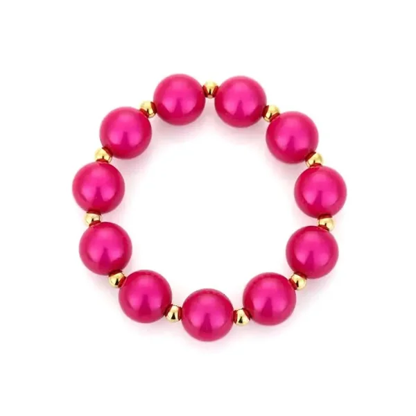 Kralen armband roze