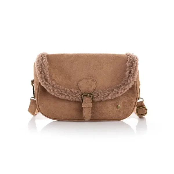 teddy crossbody tas bruin