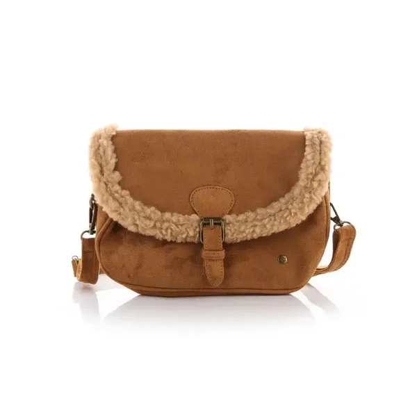 Teddy crossbody tas cognac