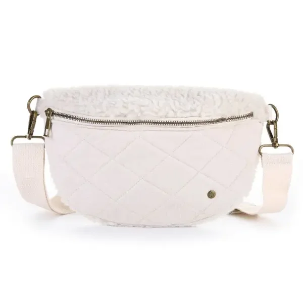 Crossbody Tas teddy white