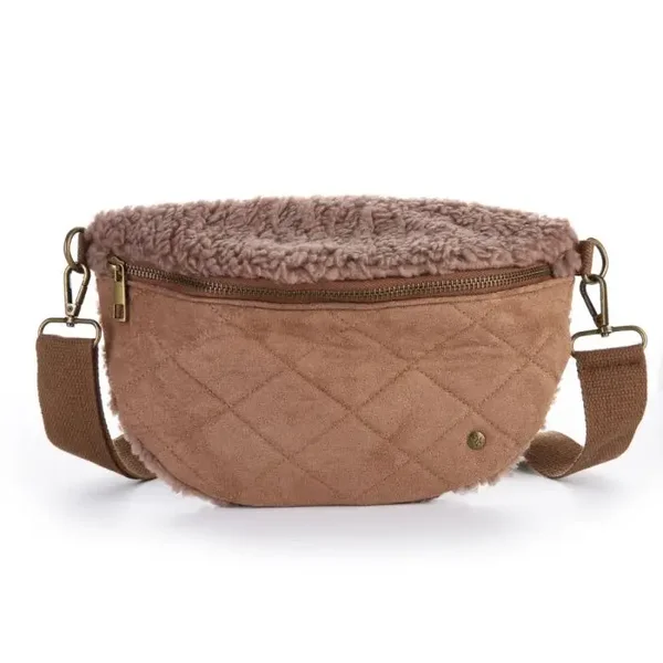 Crossbody Tas teddy cognac