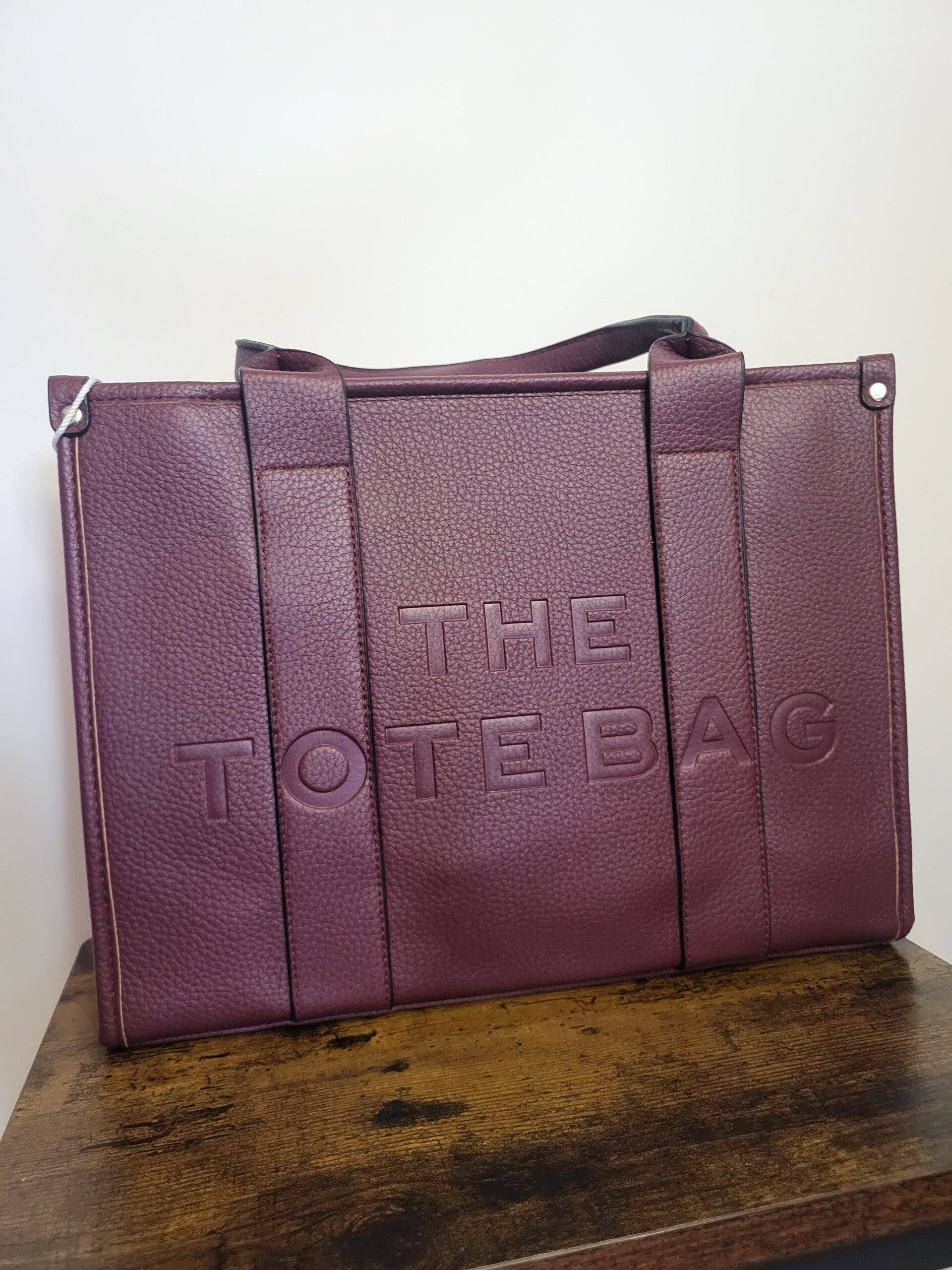 The tote bag bordeaux rood