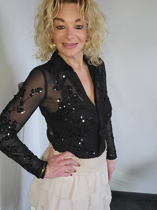 Body mesh pailletten