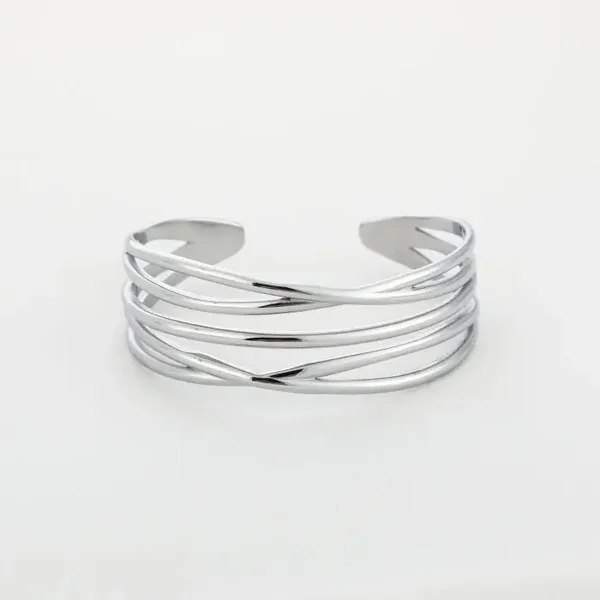 Chique bangle zilver