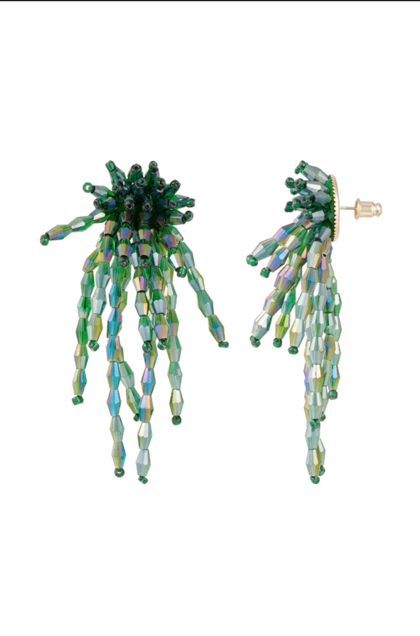 Oorbellen sparkle green