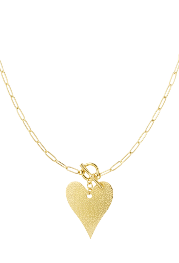 Lange ketting gekoppeld hart