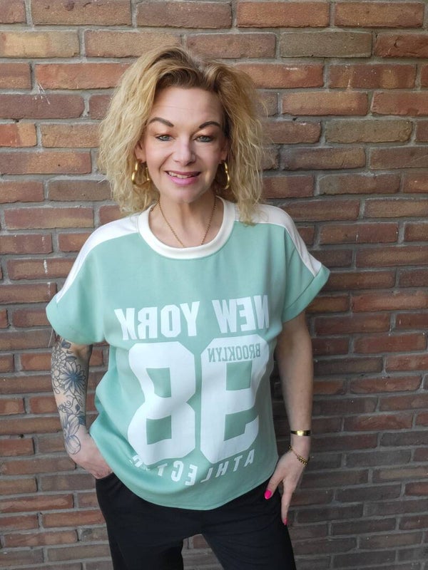 Shirt New york groen
