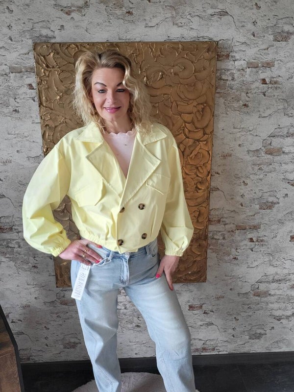 Ballon jacket butter yellow