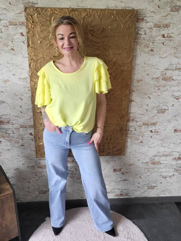 Goodies wide leg jeans denim push up