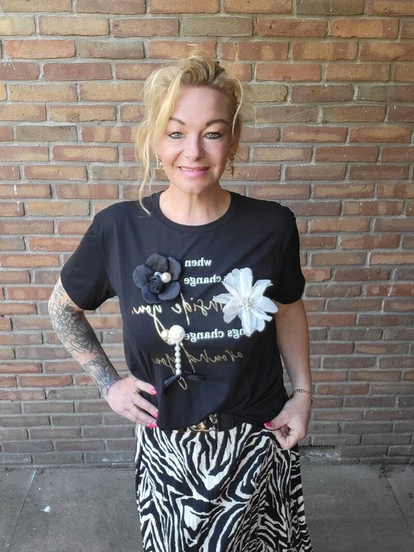 Shirt bloem