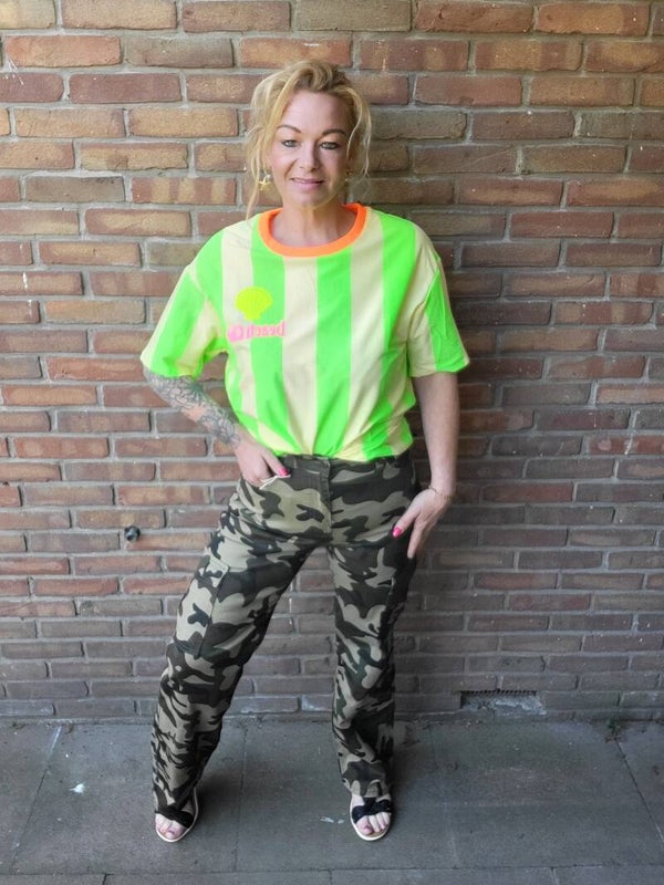 Camouflage jeans