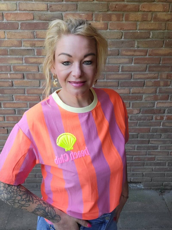 Shirt beach roze