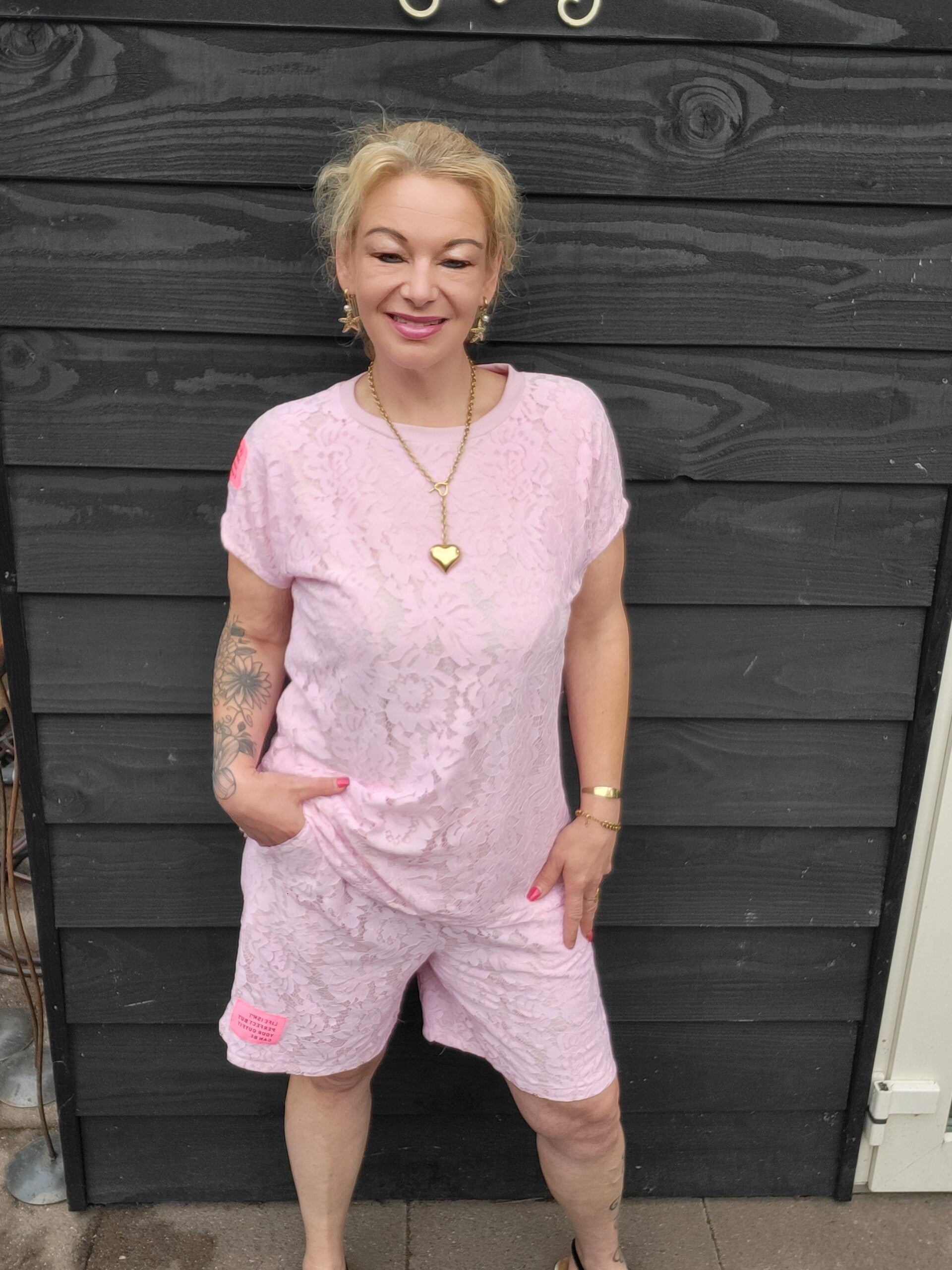 Set kant roze