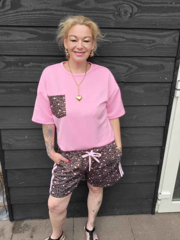 Panter set roze