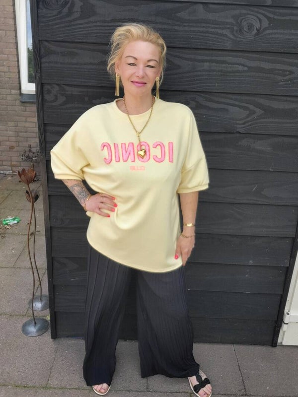 Iconic shirt geel