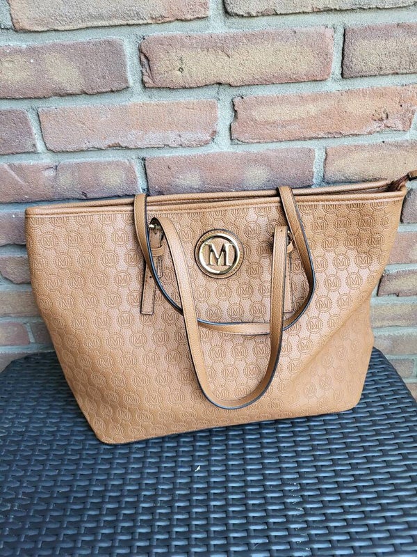 Shopper m cognac