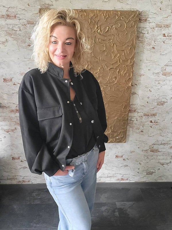 Jacket stoer zwart