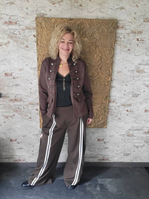 Broek sportief bruin