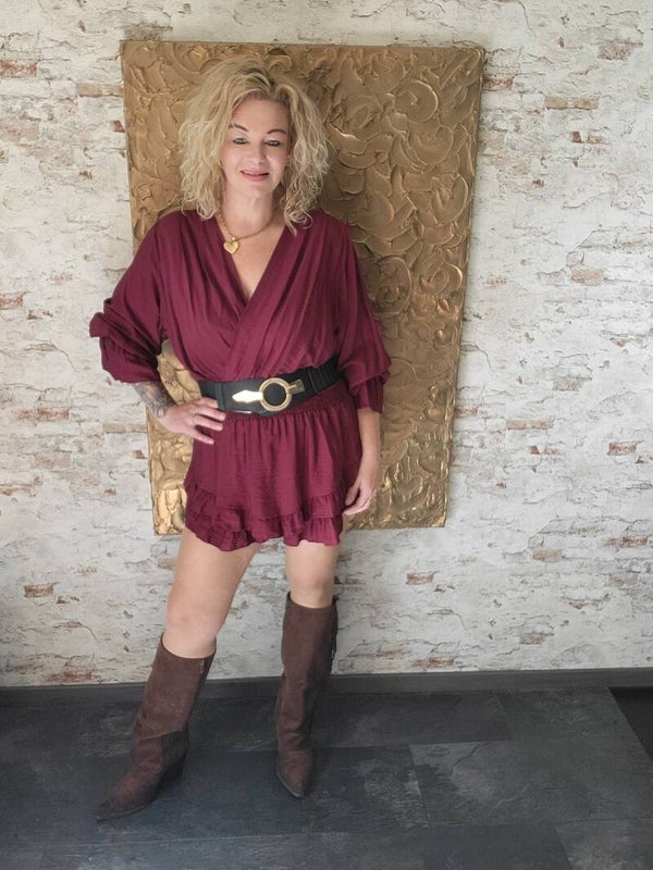 Playsuit bordeaux