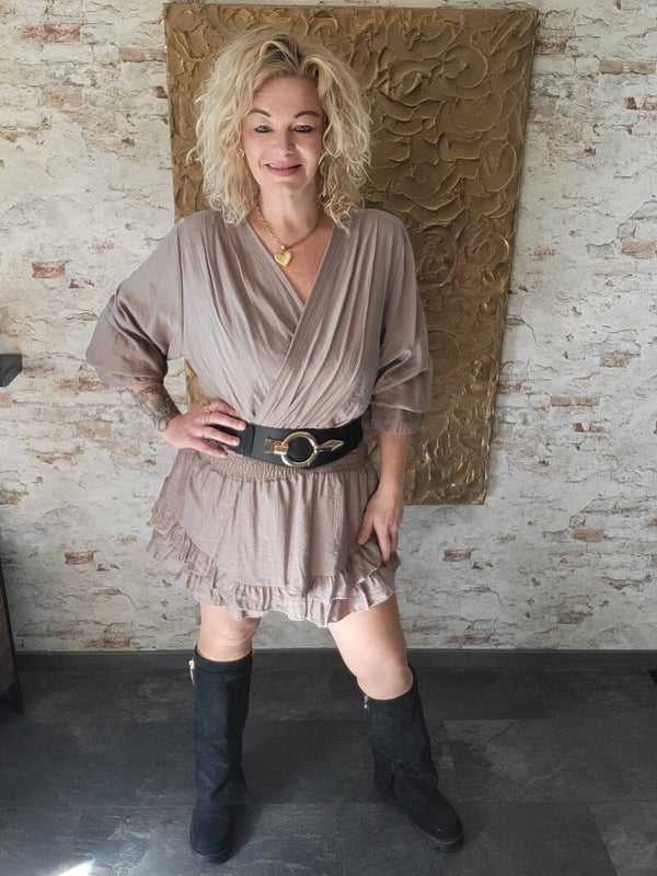 Playsuit taupe