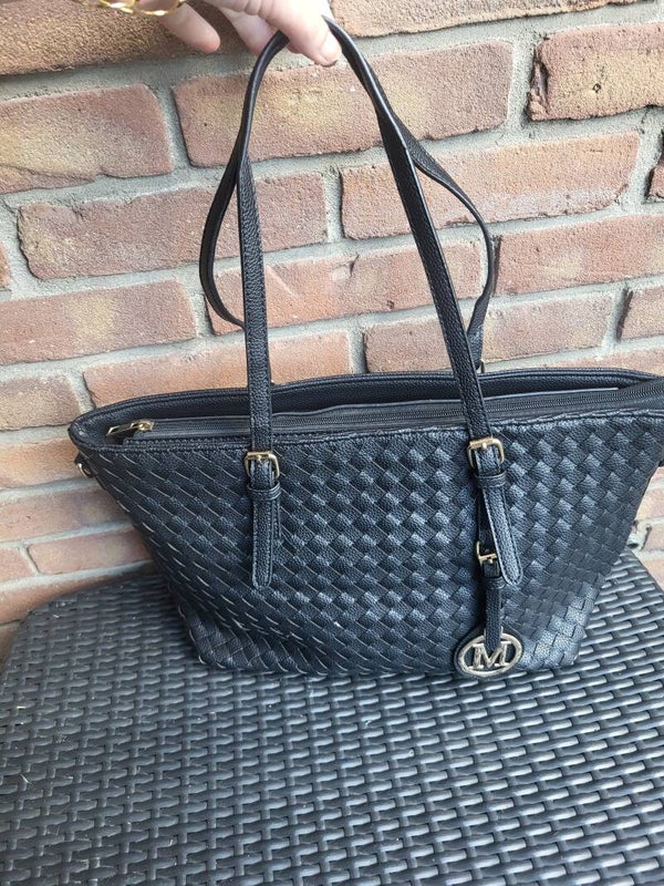 Handtas shopper met zwart