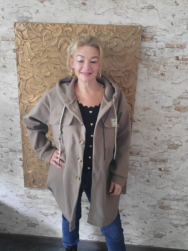 Vest Jen taupe