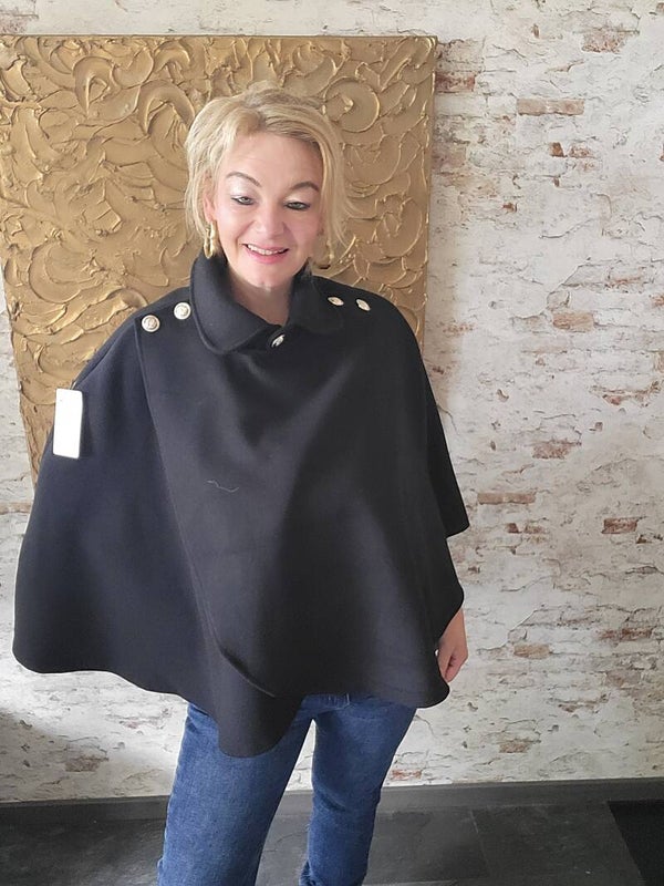 Poncho zwart