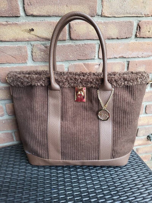 Shopper rib bruin